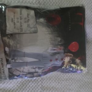 Halloween Pennywise Costume - Adult Plus 2xl Bought New Unopened